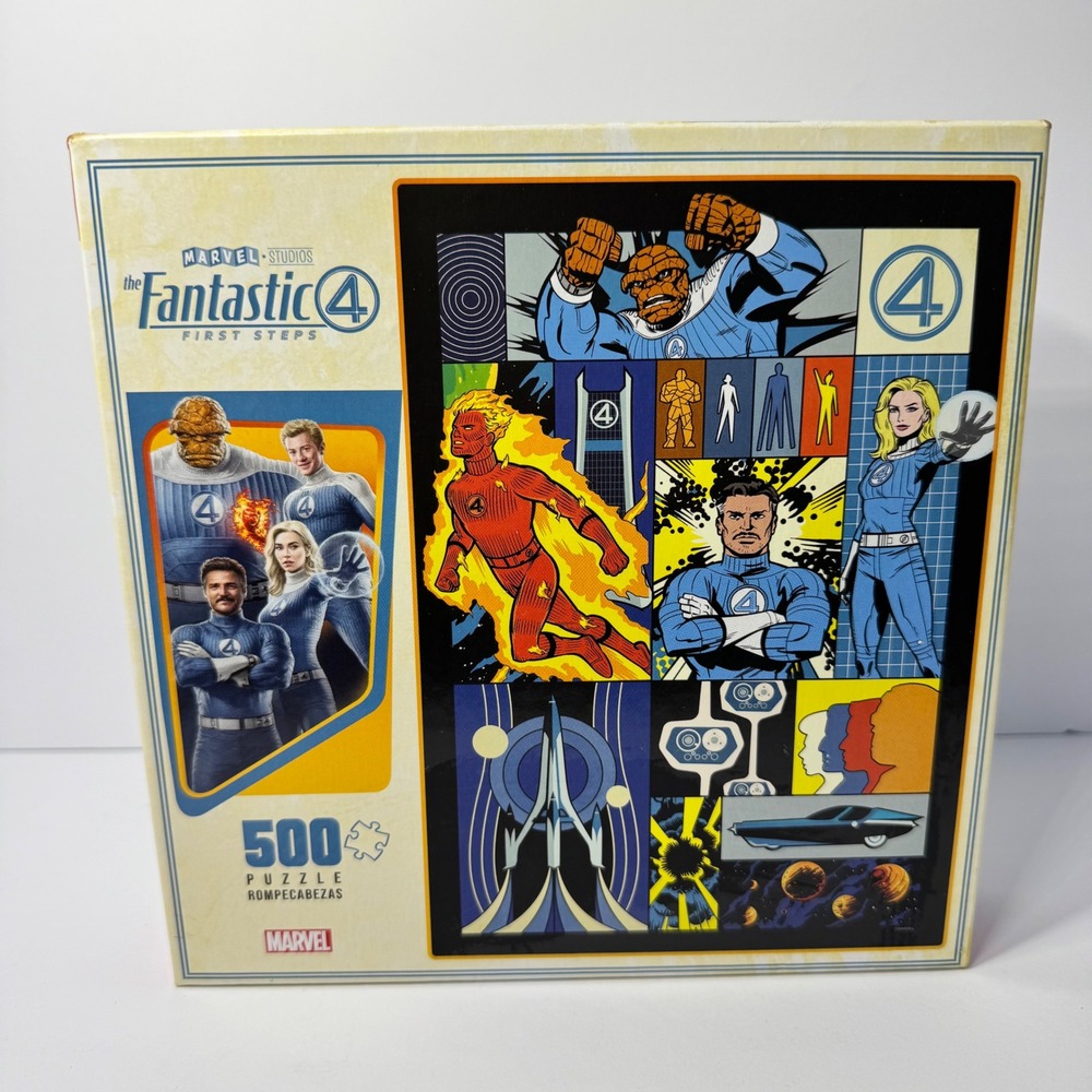 Marvel Studios Fantastic 4 First Steps 500 Piece Jigsaw Puzzle Buffalo Games NEW